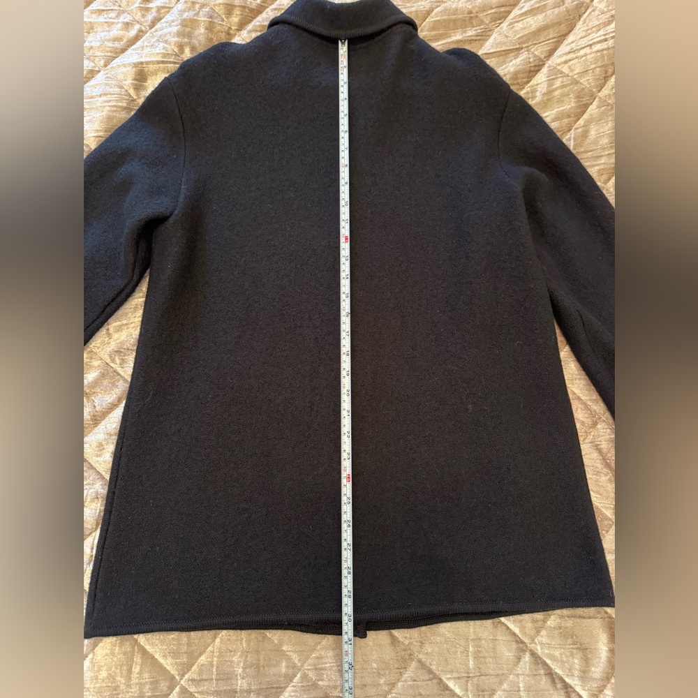 100% Wool Boiled Wool Jacket | Quiet Luxury Old Money Dark Academia - Picture 11 of 11